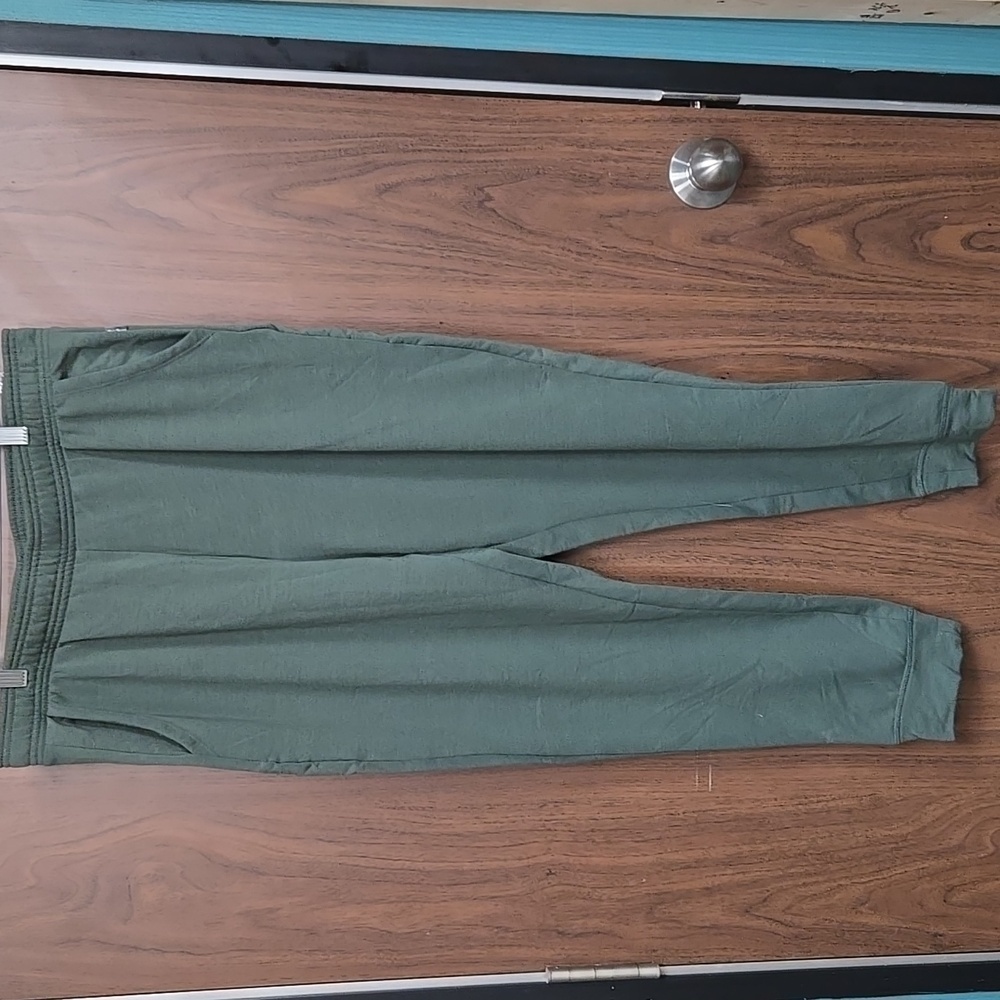 Eddie Bauer Olive Green Track Pants